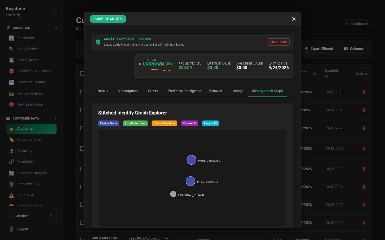 Stitched Identity Graph Explorer