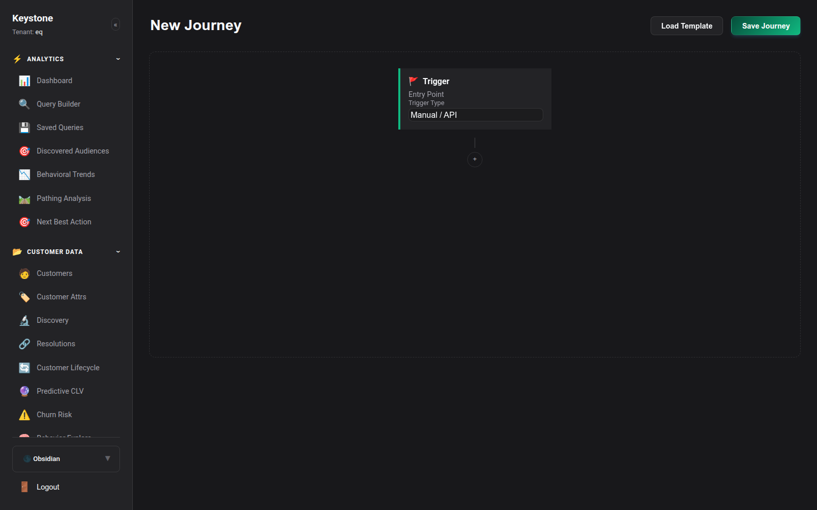 Visual Drag-and-Drop Workflow Canvas