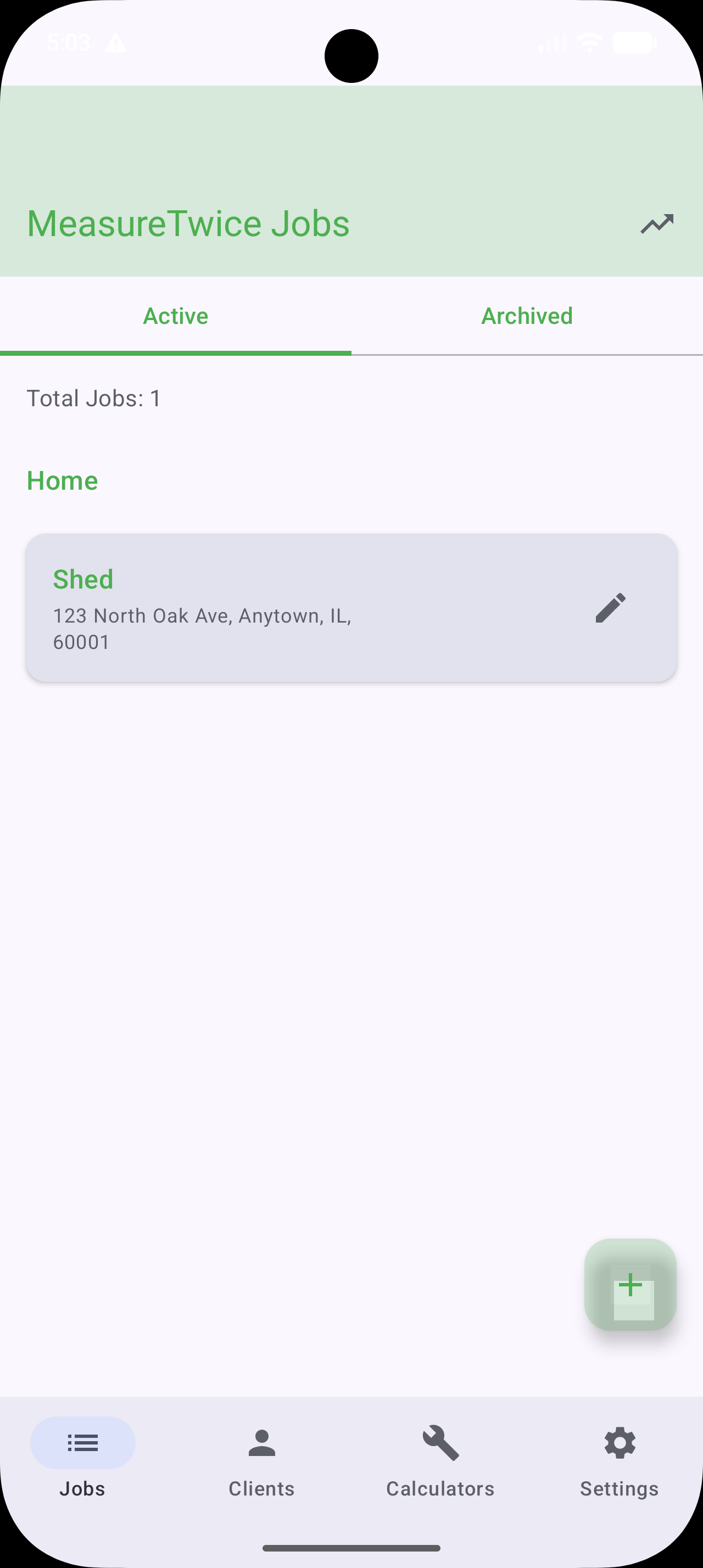 MeasureTwice Jobs List